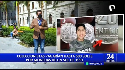 Monedas de 20 céntimos del año 1991 podrían llegar a costar S/50