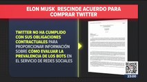 Elon Musk cancela la compra de Twitter