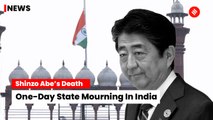 Indian Flag Flies At Half-Mast After Demise Of Former Japanese PM Shinzo Abe