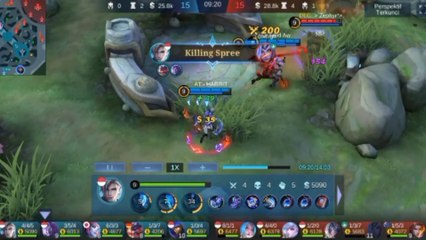 DAPAT SAVAGE DENGAN AAMON || AAMON GAMEPLAY MOBILE LEGEND