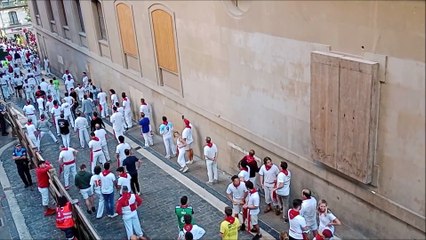 San Fermín | Encierro del 9 de julio en el tramo del  Ayuntamiento
