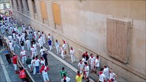 San Fermín | Encierro del 9 de julio en el tramo del  Ayuntamiento