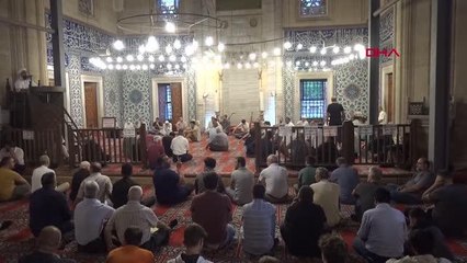 Selimiye'de bayram namazı yoğunluğu