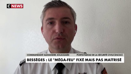 Bessèges : le feu fixé mais pas maîtrisé