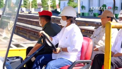 Prabowo Subianto Bangga Lihat Produksi Transportasi Buatan Anak Bangsa di PT INKA