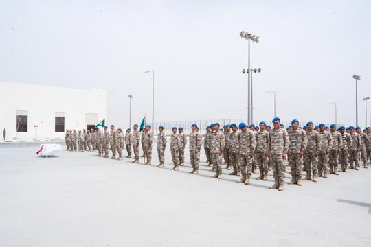 Katar-Türk Birleşik Müşterek Kuvvet Komutanlığı Karargahı'nda bayramlaşma