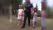 Polis, Kurban Bayramı'nda çocukları sevindirdi