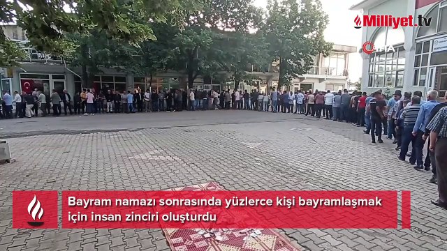 Yüzlerce yıllık gelenek bayramlaşma zinciri