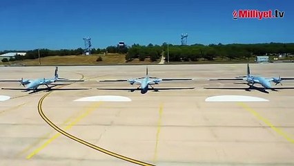 7 AKINCI bir arada! Unutulmayacak görüntü