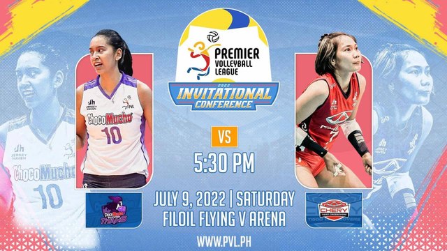 2022 PVL S5 INVITATION CONFERENCE | CHOCO MUCHO FLYING TITANS vs CHERY TIGGO CROSSOVERS | JULY 9, 2022