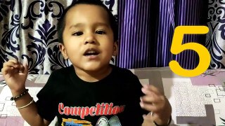 Cute Baby Learn Numbers First Time with Very cute Expressions | 12345 I Ginti | गिनती Number Song