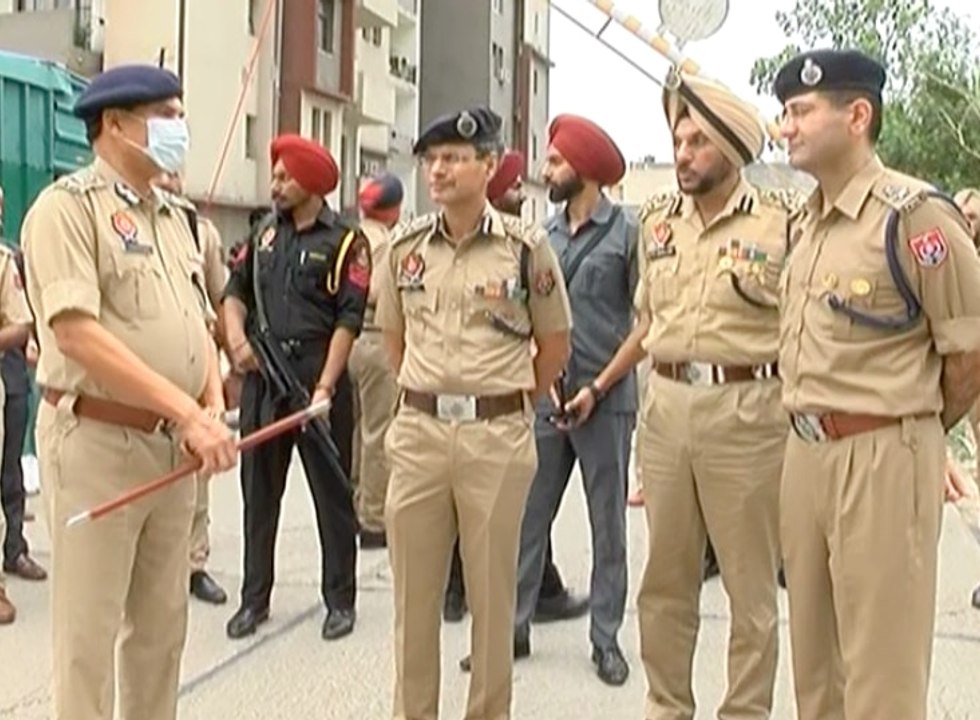Punjab DGP Gaurav Yadav leads cordon and Search...