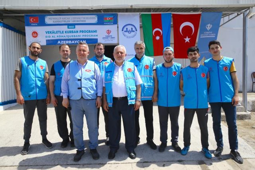 Türkiye'den Azerbaycan'a kurban yardımı