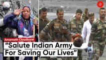 Indian Army Carries Out Rescue Operations For Amarnath Yatris At Baltal, J&K
