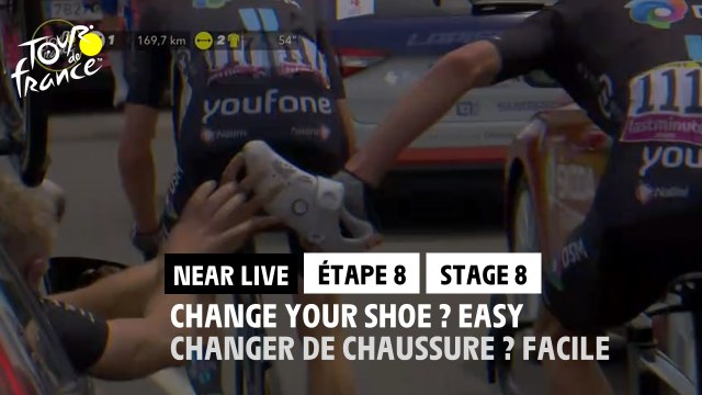 Changer de chaussure ? Facile / Change your shoe? Easy - Étape 8 / Stage 8 - #TDF2022