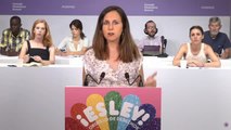 Belarra reclama a Feijóo una disculpa por los audios de Cospedal para dañar a Podemos