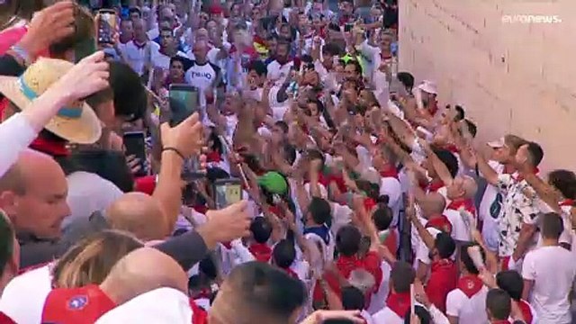 Pamplona, due feriti nella corsa di San Fermín