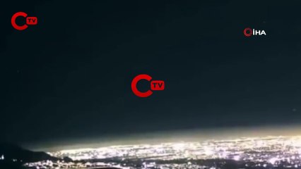 Şili meteor gökyüzünü aydınlattı