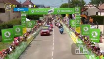 Jasper Philipsen Beats Wout van Aert Intermediate Sprint | Stage 8 Tour de France 2022