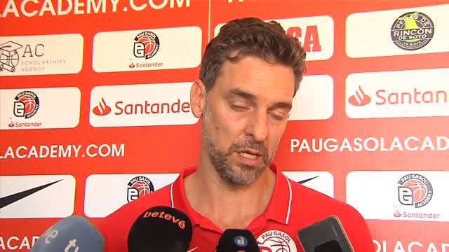 Gasol envía ánimos a Nadal y espera que el tenista pueda afrontar sin lesiones el US Open