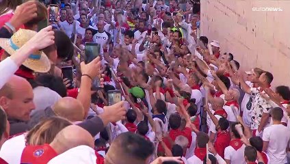 San Fermin : la fête bat son plein à Pampelune en Espagne