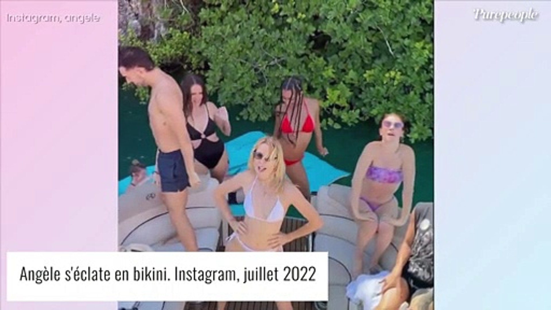 Angèle canon en bikini : grosse éclate dévoilée en vidéo depuis les  coulisses de sa tournée ! - Vidéo Dailymotion