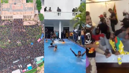 Les images saisissantes du soulèvement de la population sri-lankaise