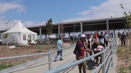 Gölbaşı'nda kurban satış ve kesim yerlerinde yoğunluk