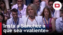 Marimar Blanco insta a Sánchez a que sea «valiente» y rompa mañana con Bildu