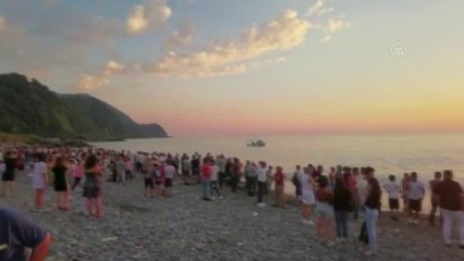 Denizde kaybolan çocuk için arama çalışması başlatıldı