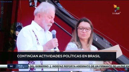 teleSUR Noticias 11:30 09-07: Continúan actividades políticas en Brasil