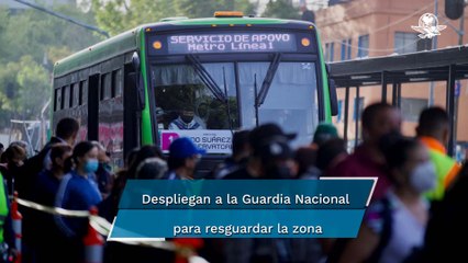 Caos afuera de Balderas, tras cierre de tramo de línea 1 del Metro