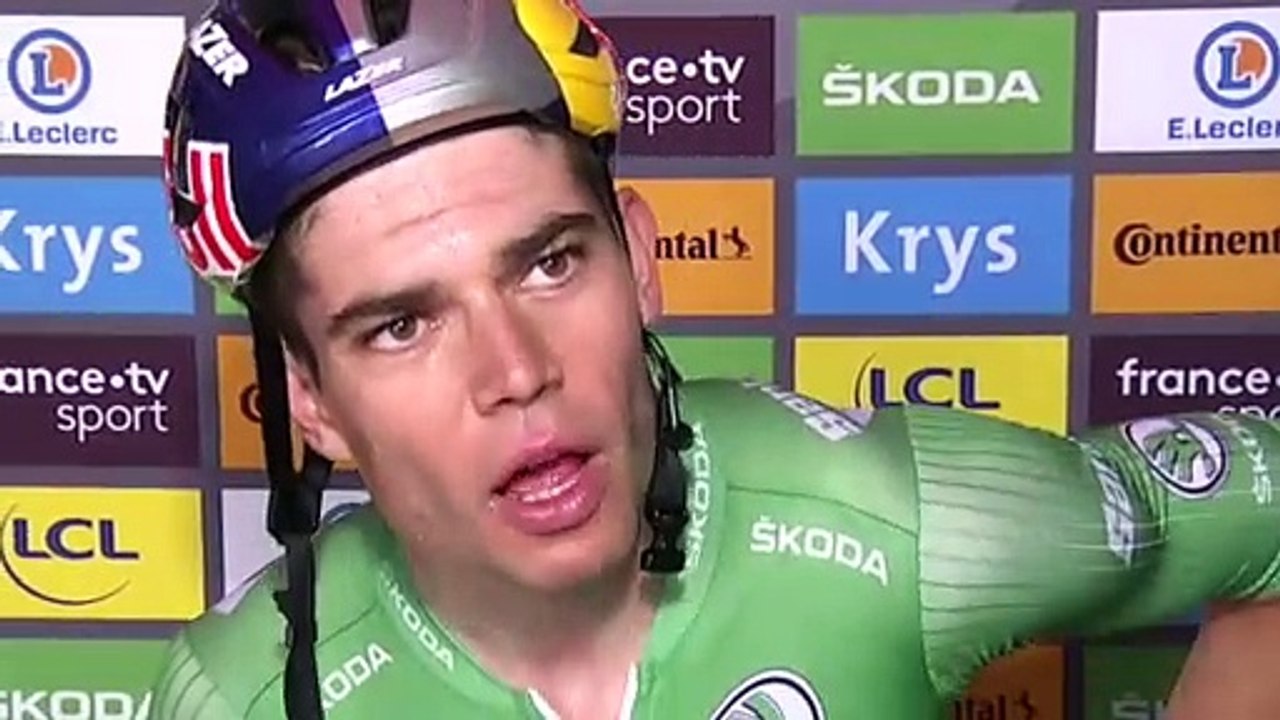 Tour de France 2022 - Wout Van Aert : "We just had to stay in the wheel of Tadej Pogacar"