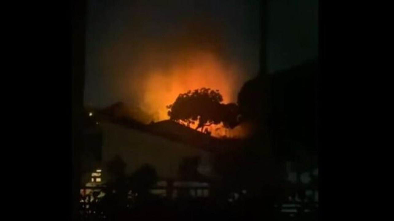 PM Ranil Wickremesinghe's private home set afire, angry mob takes to streets
