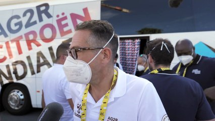 Tour de France 2022 - Julien Jurdie : "C'est de la loterie ce covid ! On stresse tous pour lundi avec les tests à faire"