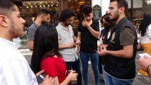 Taksim'de kayıt dışı göçmen denetimi: 30 kişi sınır dışı edilmek üzere alındı
