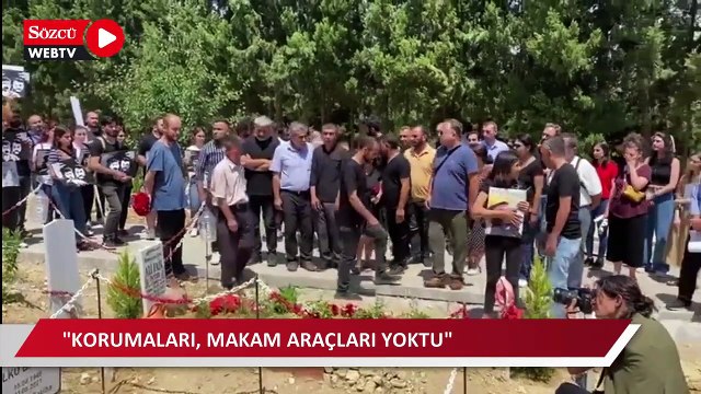 Kazada hayatını kaybeden sendika başkanı ve maden işçisi Soma'da anıldı