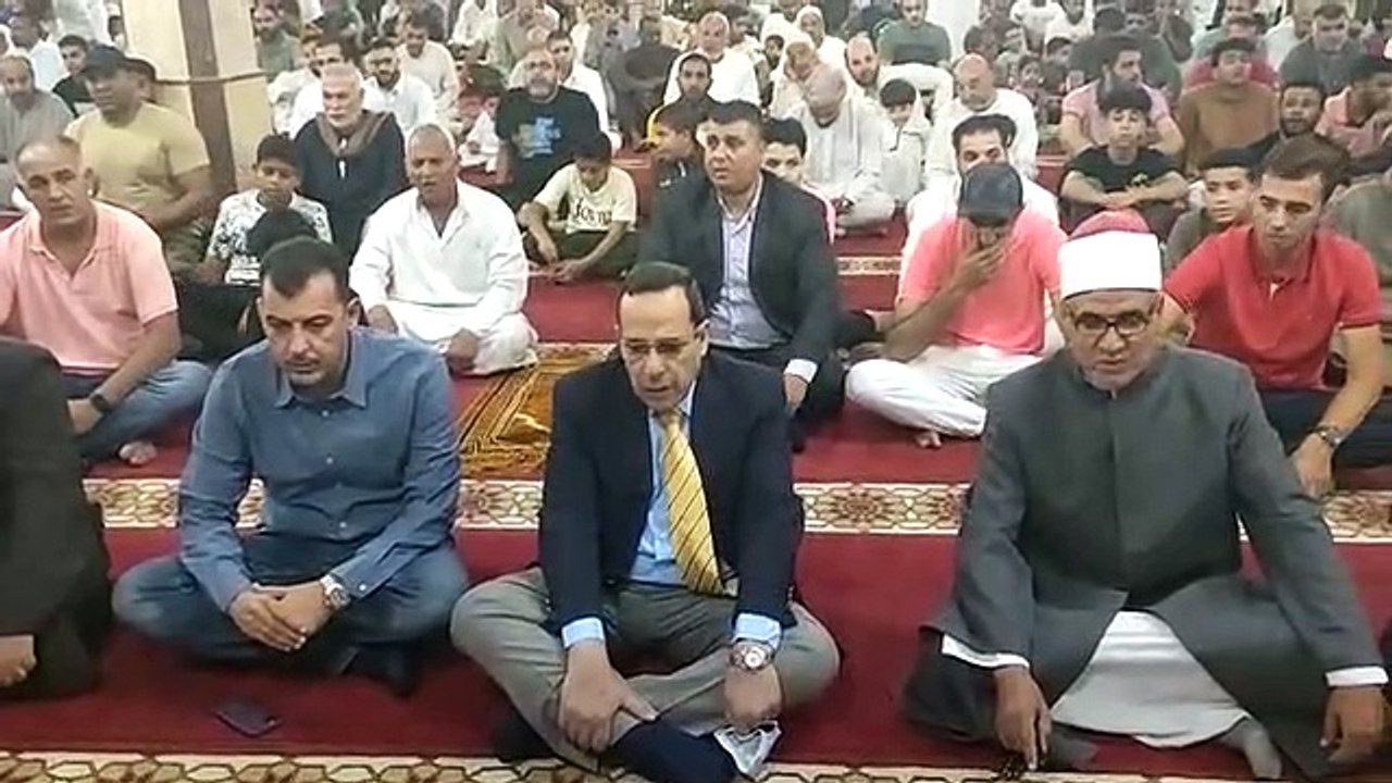 محافظ شمال سيناء يؤدى صلاة عيد الأضحى المبارك ف...