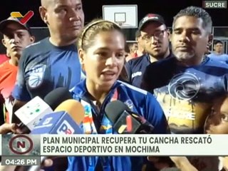 Sucre | Plan Municipal "Recupera tu Cancha" llega a la comunidad turística de Mochima