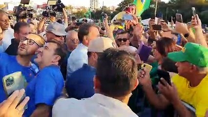 Bolsonaro na Marcha para Jesus, em Uberlândia