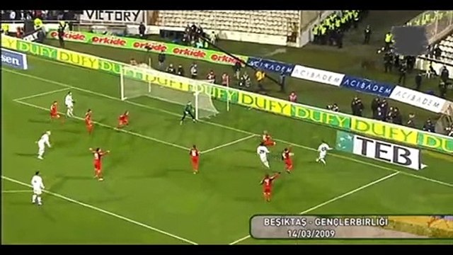 Beşiktaş 3-0 Gençlerbirliği 14.03.2009 - 2008-2009 Turkish Super League Matchday 24