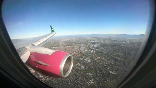 FlySafair 737-800 Durban (DUR) To Cape Town (CPT) Full Flight Time Lapse
