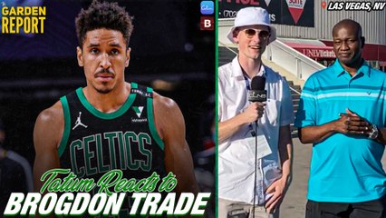Jayson Tatum REACTS to Malcolm Brogdon Trade