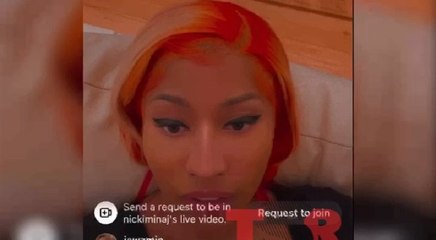 Nicki Minaj denies being pregnant, but says she is fat, on IG Live