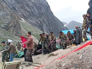 Amarnath cloudburst : हादसे में 16 लोगों की गई जान, 41 लोग अब भी लापता