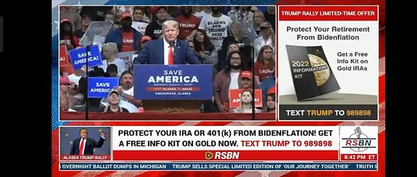 President Trump holds rally in Anchorage, Alaska July 09 2022