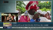 Santiago de Cuba despide al 41 Festival Internacional del Caribe