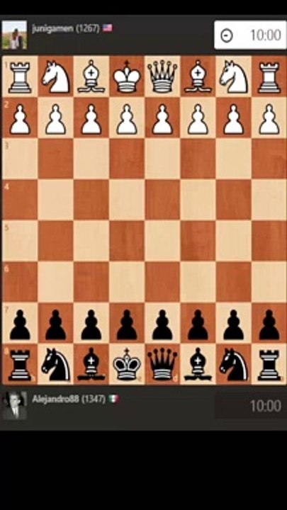 When I checkmated using two Knights (2014) chess