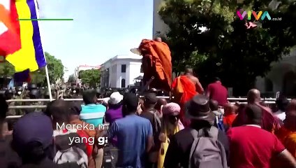 Rumah PM Sri Lanka Dibakar, Istana Presiden Diduduki Massa