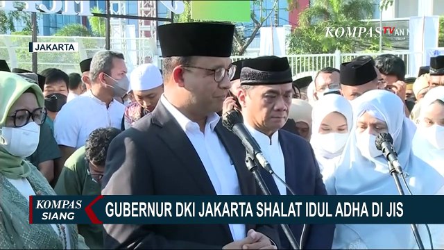 Gubernur DKI Jakarta Gelar Shalat Idul Adha 1443 H di JIS: Warga Harus Sudah Vaksin Booster!